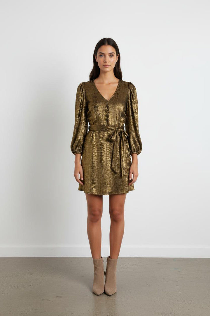 Robe dorée - Taille S/36
