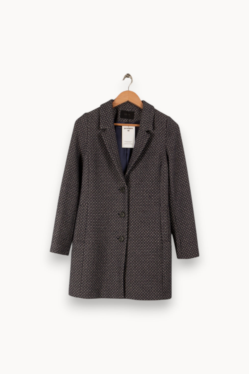 Manteau bleu - Taille XS/34 de la marque IKKS | PARAD38949 - Vendu par Paradigme - Image 1