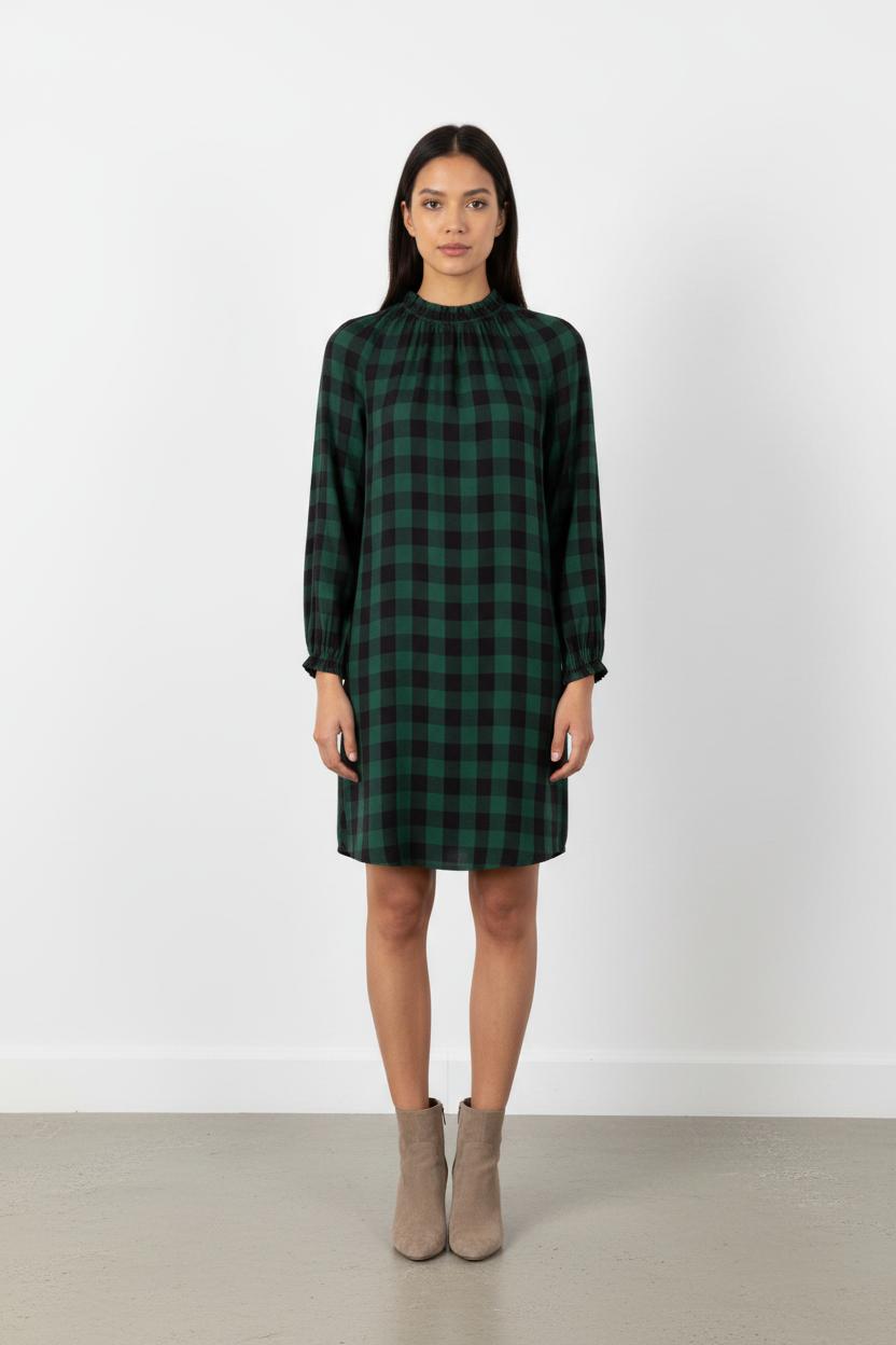 Robe verte à carreaux - Taille M/38