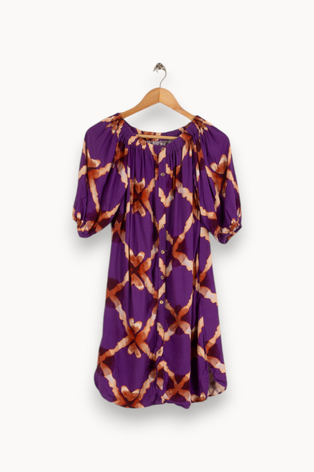 Robe violette à motifs - Taille S/36 de la marque Imprevu | PARAD38971 - Vendu par Paradigme - Image 1