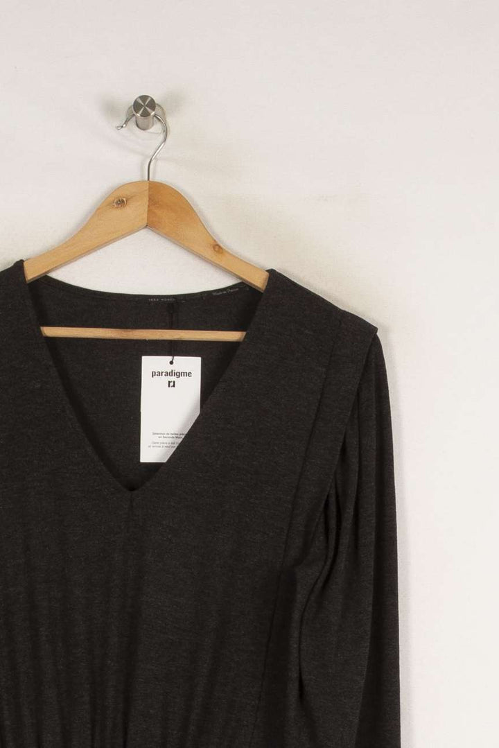 Robe grise foncée - Taille L/40 - T3 de la marque IKKS | PARAD38976 - Vendu par Paradigme - Image 2