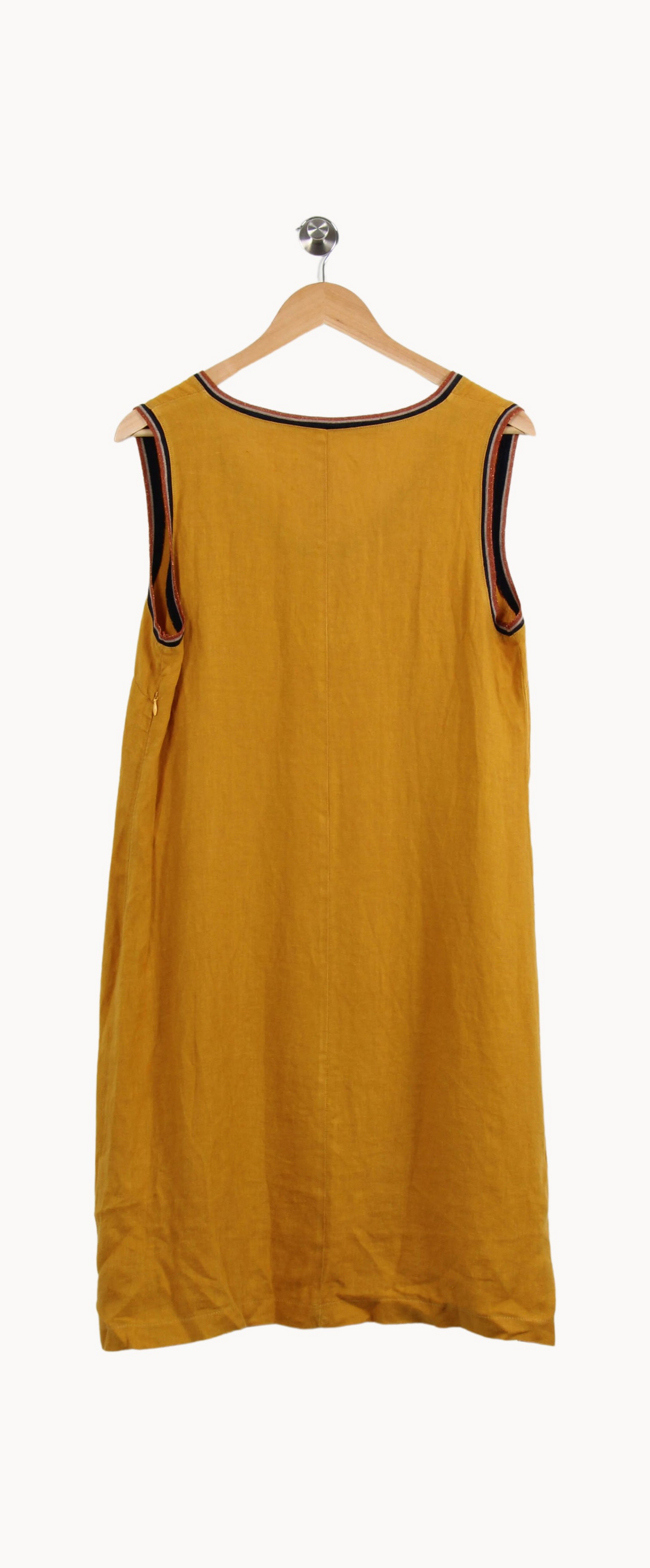 Robe jaune moutarde - Taille XL/42 de la marque La Fée Maraboutée | PARAD38989 - Vendu par Paradigme - Image 4