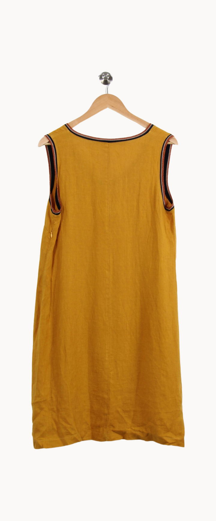 Robe jaune moutarde - Taille XL/42 de la marque La Fée Maraboutée | PARAD38989 - Vendu par Paradigme - Image 4