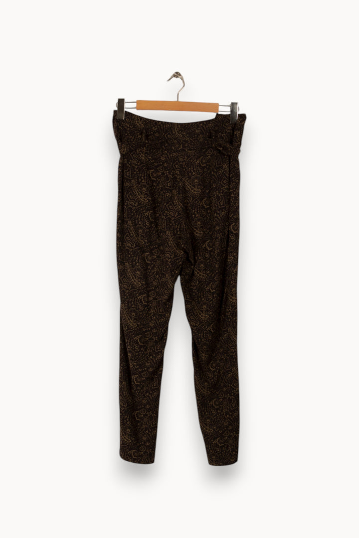 Pantalon noir et vert à motifs - Taille M/38 de la marque IKKS | PARAD39007 - Vendu par Paradigme - Image 3