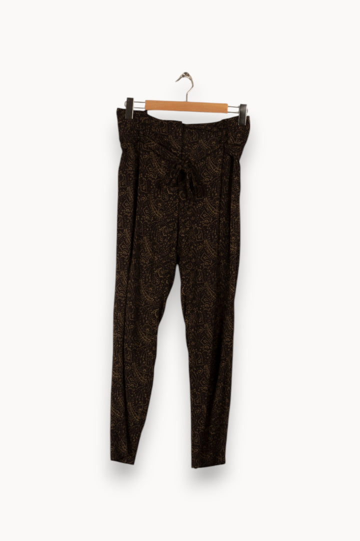 Pantalon noir et vert à motifs - Taille M/38 de la marque IKKS | PARAD39007 - Vendu par Paradigme - Image 1