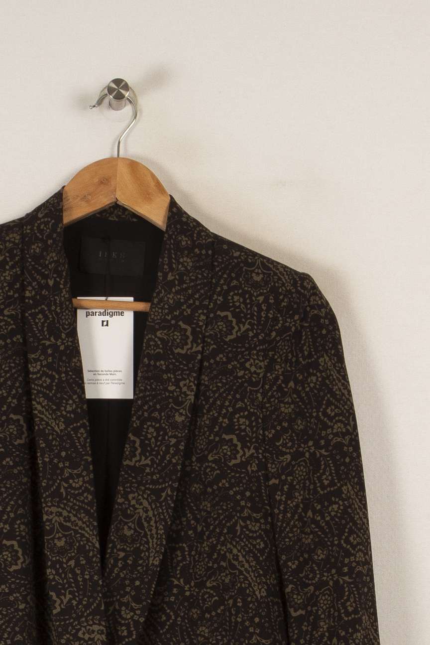 Veste noire et verte à motifs - Taille M/38 de la marque IKKS | PARAD39009 - Vendu par Paradigme - Image 2