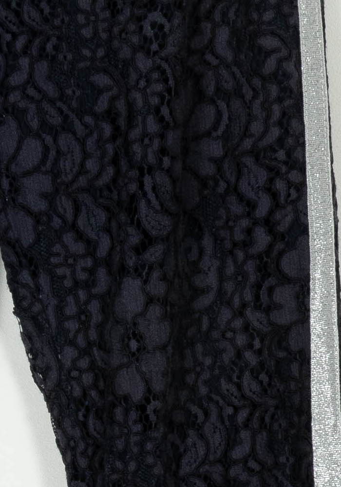 Pantalon bleu foncé en broderie - Taille S/36 de la marque Imprevu | PARAD39034 - Vendu par Paradigme - Image 3