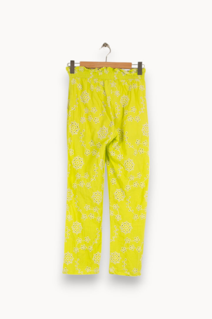 Pantalon jaune/vert fluo en broderies - Taille S/36 de la marque Imprevu | PARAD39036 - Vendu par Paradigme - Image 3