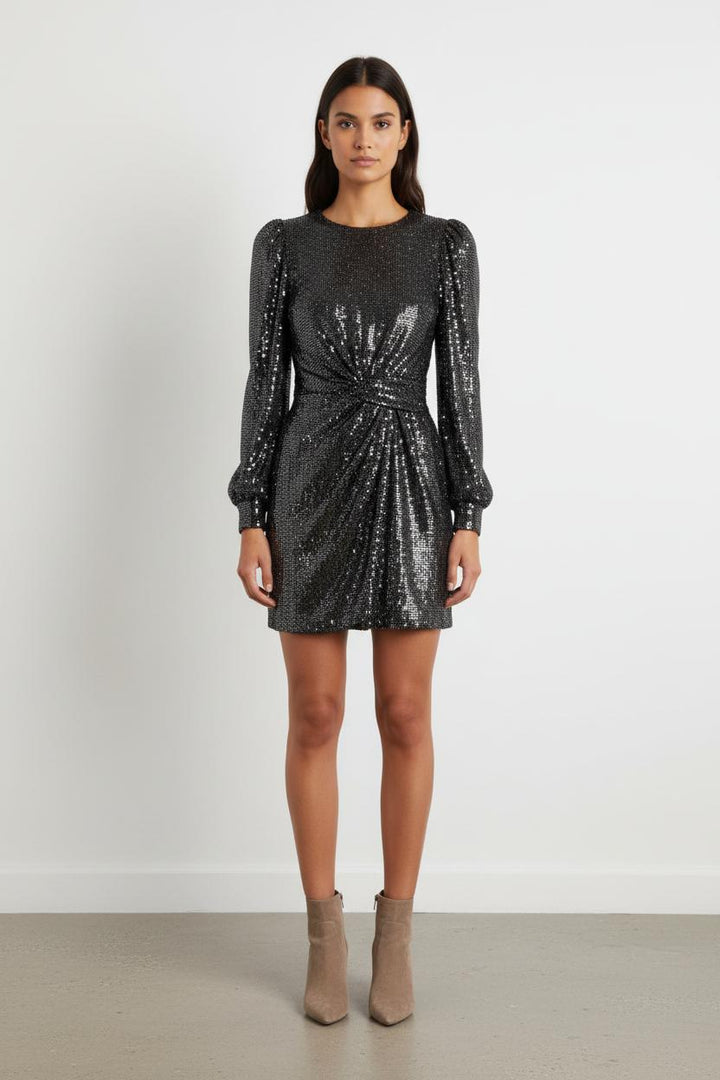 Robe argentée brillante - Taille XS/34