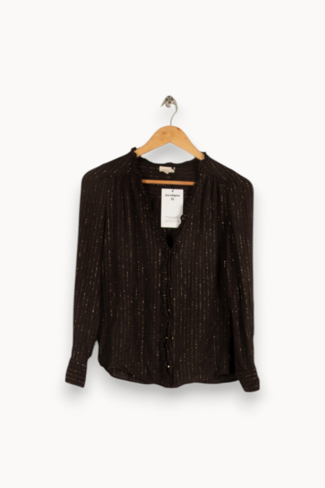 Chemise grise rayée - Taille S/36 de la marque Pablo | PARAD39045 - Vendu par Paradigme - Image 1