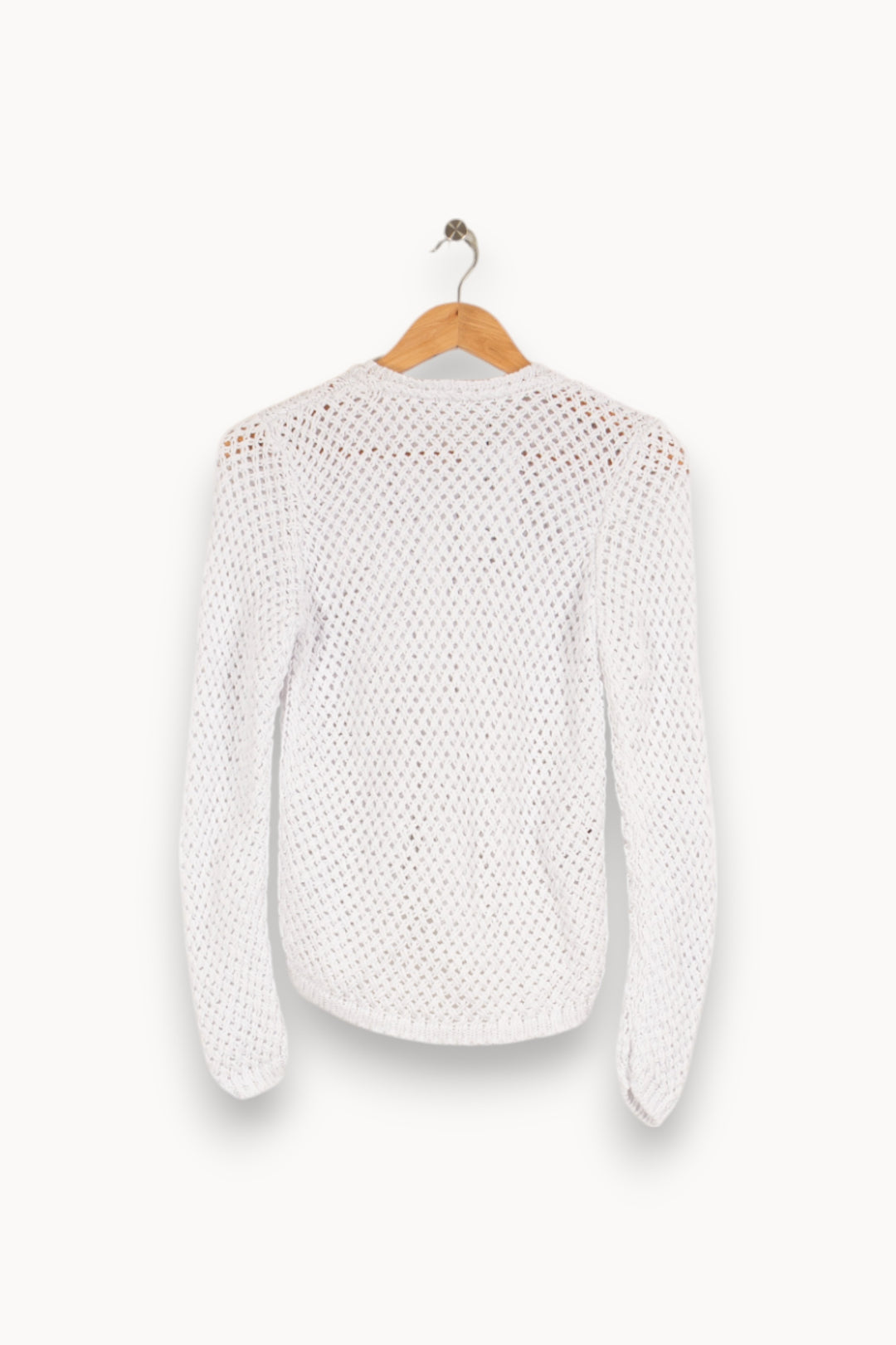Cardigan en maille blanc - Taille XS/34 de la marque Comptoir des Cotonniers | PARAD39080 - Vendu par Paradigme - Image 3