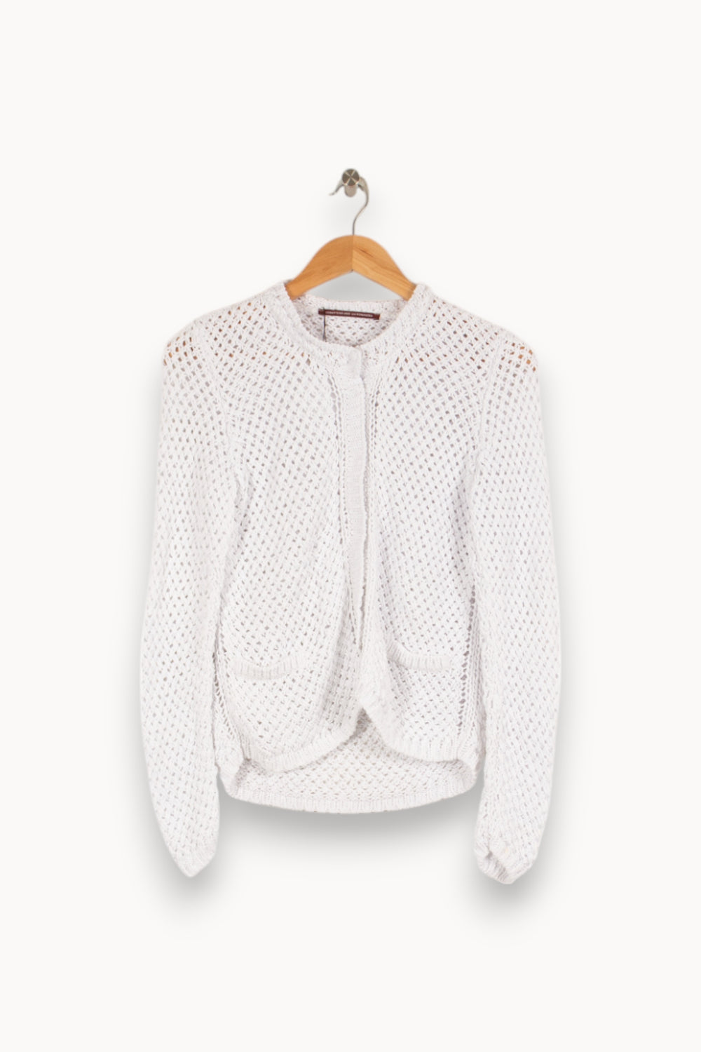 Cardigan en maille blanc - Taille XS/34 de la marque Comptoir des Cotonniers | PARAD39080 - Vendu par Paradigme - Image 1