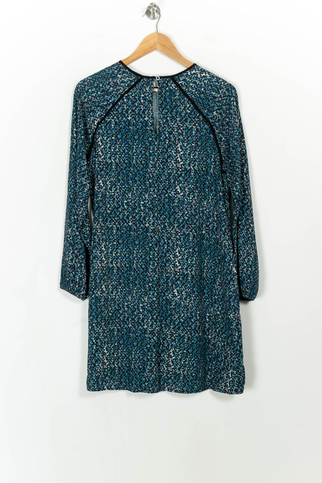 Robe bleue à motifs - Taille S/36 de la marque La Fée Maraboutée | PARAD39086 - Vendu par Paradigme - Image 4