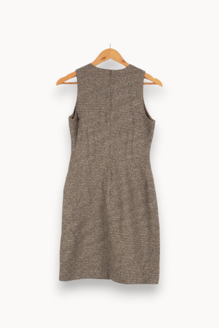 Robe grise - Taille M/38 de la marque Caroll | PARAD39102 - Vendu par Paradigme - Image 3