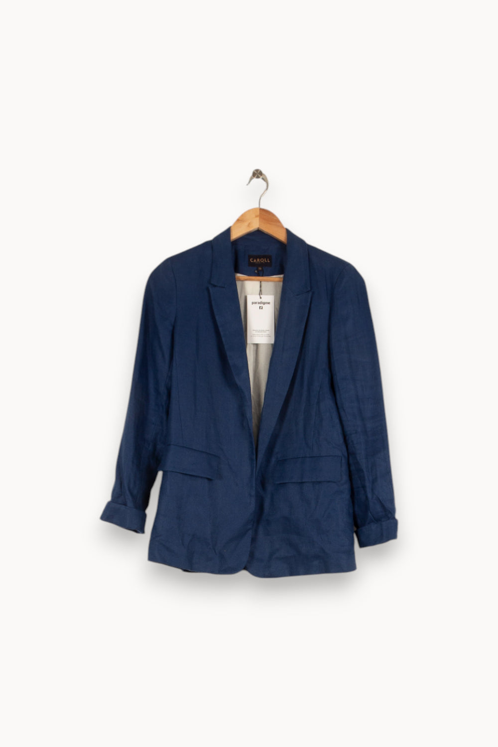 Veste bleu foncé - Taille S/36 de la marque Caroll | PARAD39105 - Vendu par Paradigme - Image 1