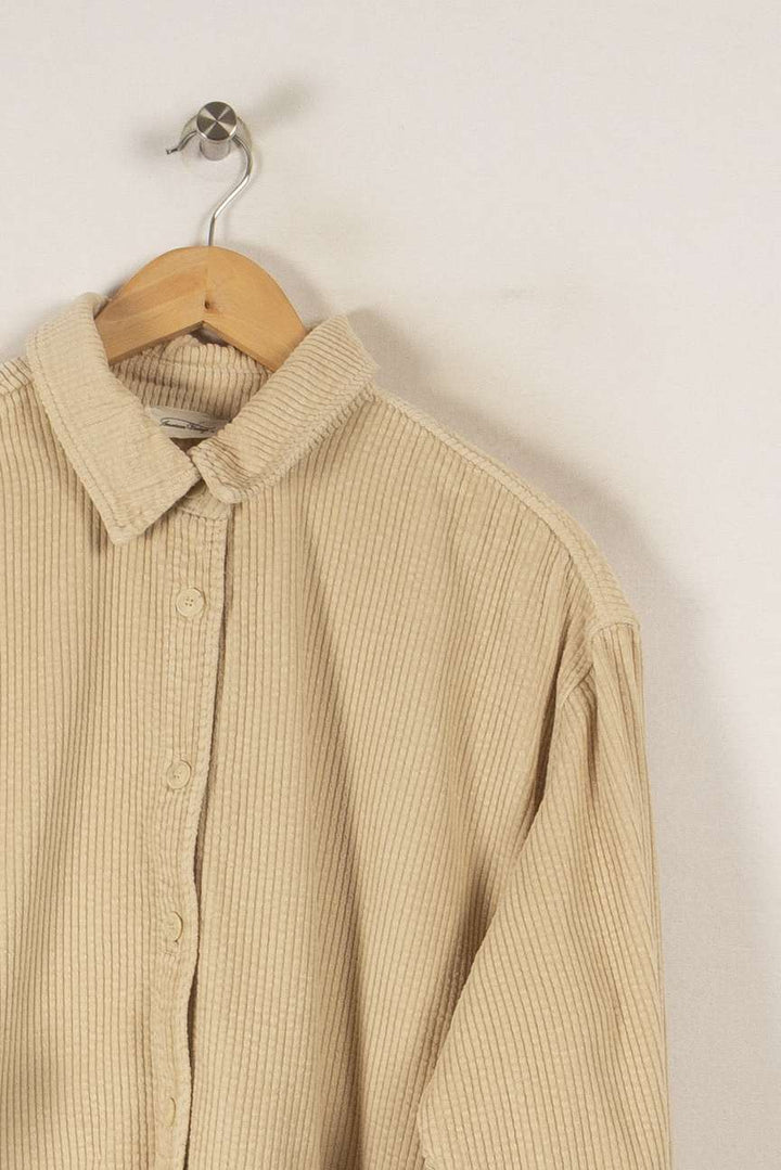 Chemise beige - Taille S/36 de la marque American Vintage | PARAD39122 - Vendu par Paradigme - Image 2