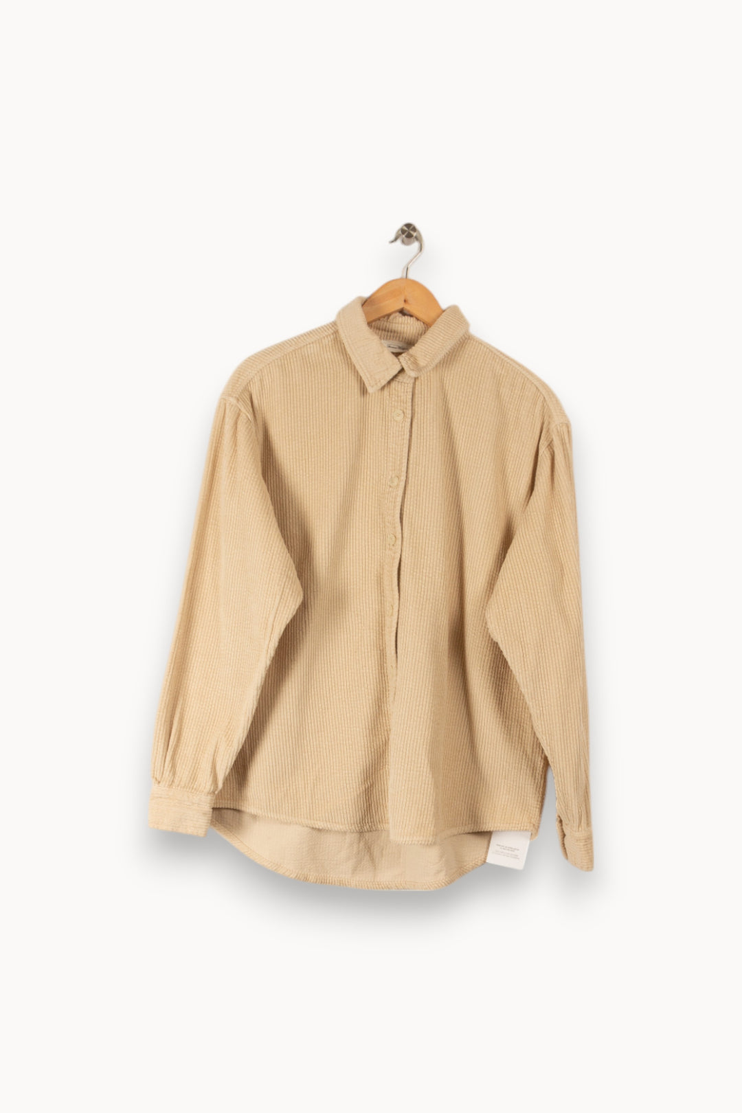 Chemise beige - Taille S/36 de la marque American Vintage | PARAD39122 - Vendu par Paradigme - Image 1