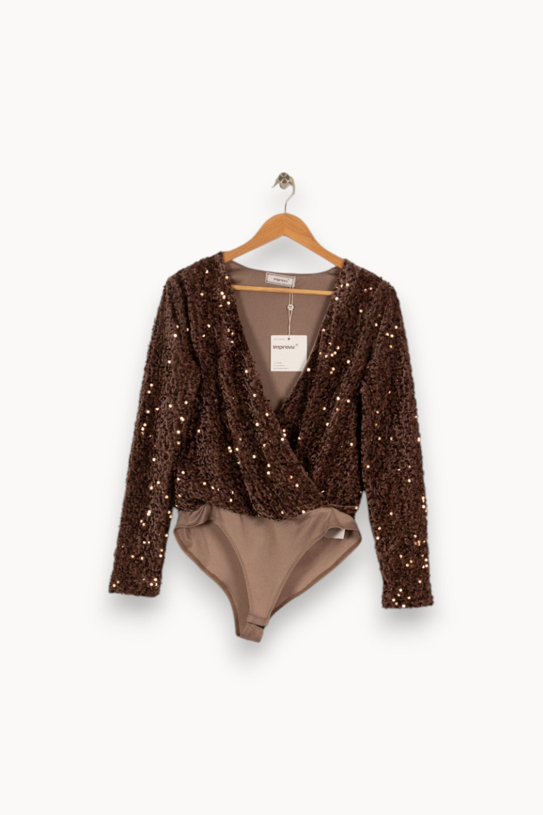 Blouse marron - Taille M/38 de la marque Imprevu | PARAD39131 - Vendu par Paradigme - Image 1