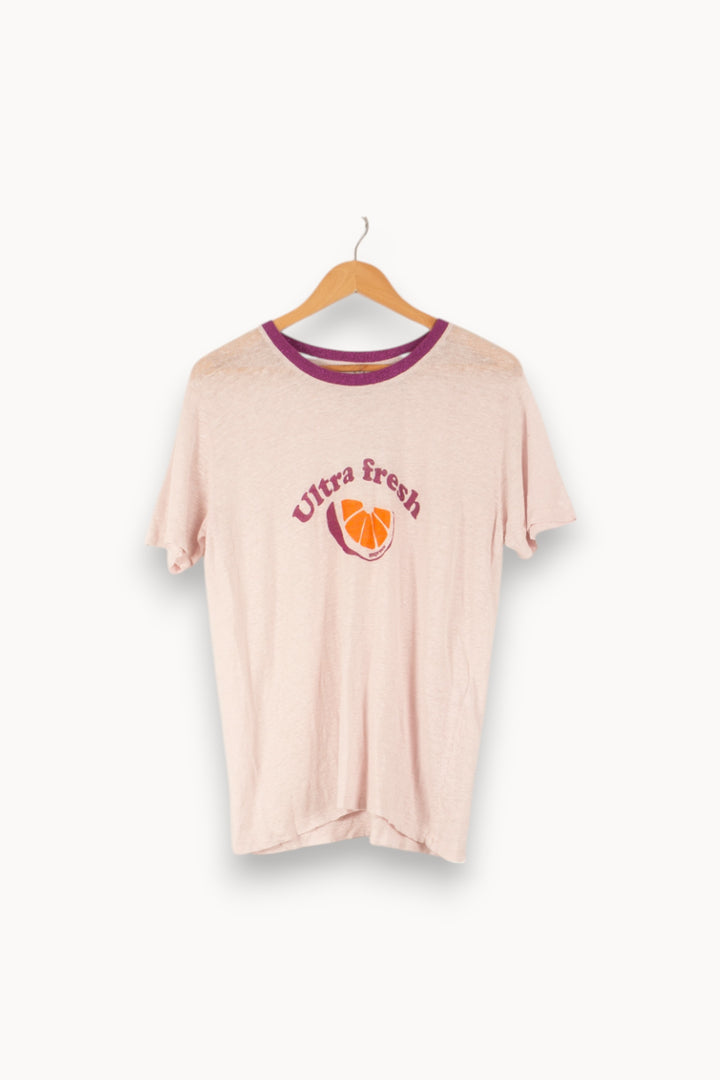 Tee-shirt Rose et Violet - Taille S/36 de la marque Imprevu | PARAD39132 - Vendu par Paradigme - Image 2