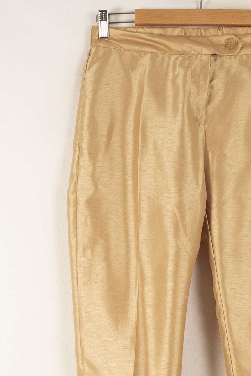 Pantalon Doré - Taille M/38 de la marque Imprevu | PARAD39135 - Vendu par Paradigme - Image 3