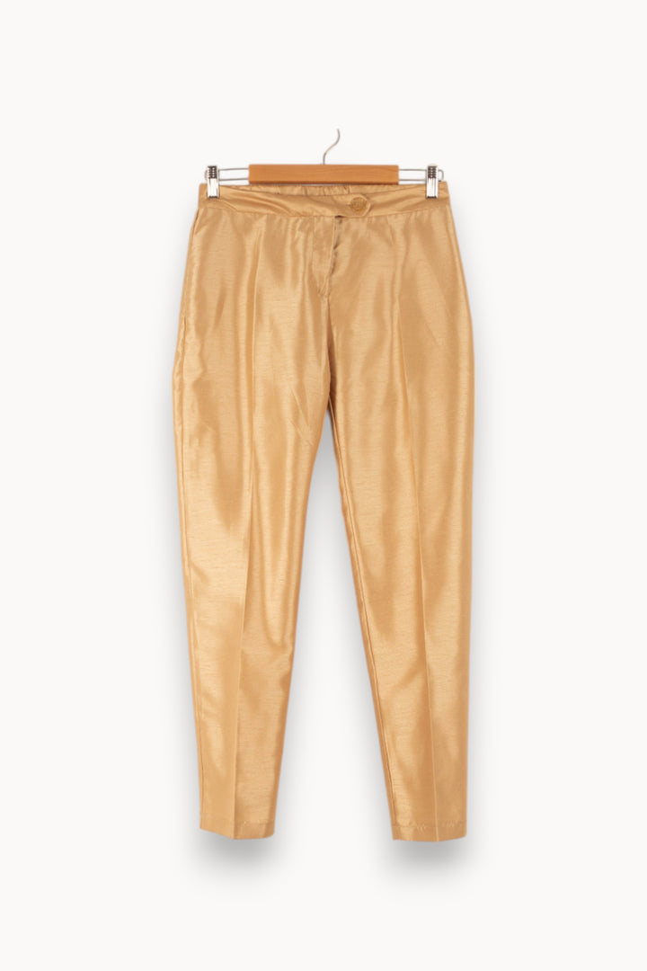 Pantalon Doré - Taille M/38 de la marque Imprevu | PARAD39135 - Vendu par Paradigme - Image 2