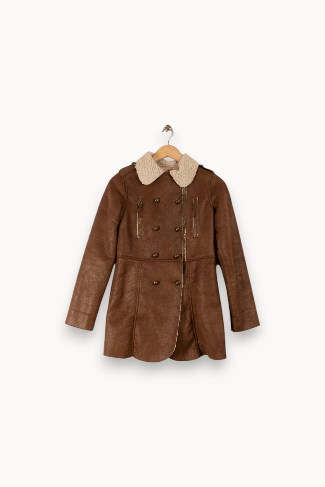 Manteau Marron - Taille XS/34 de la marque IKKS | PARAD39138 - Vendu par Paradigme - Image 1