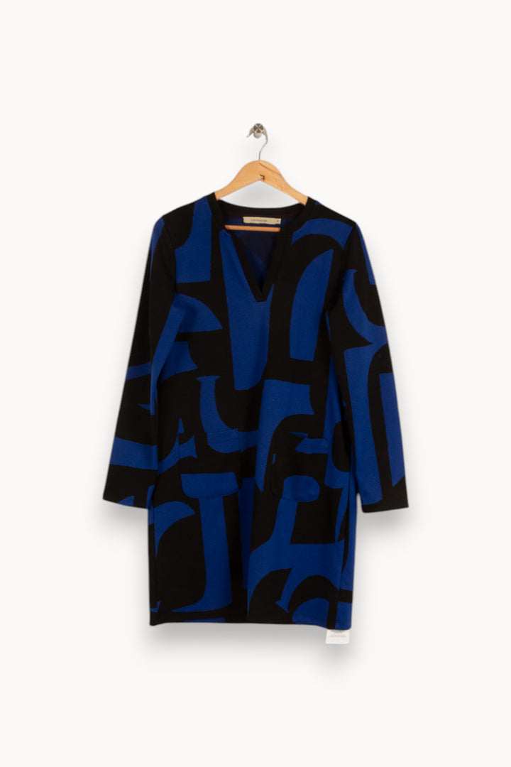 Robe bleue et noire - Taille M/38 de la marque La Fée Maraboutée | PARAD39164 - Vendu par Paradigme - Image 1