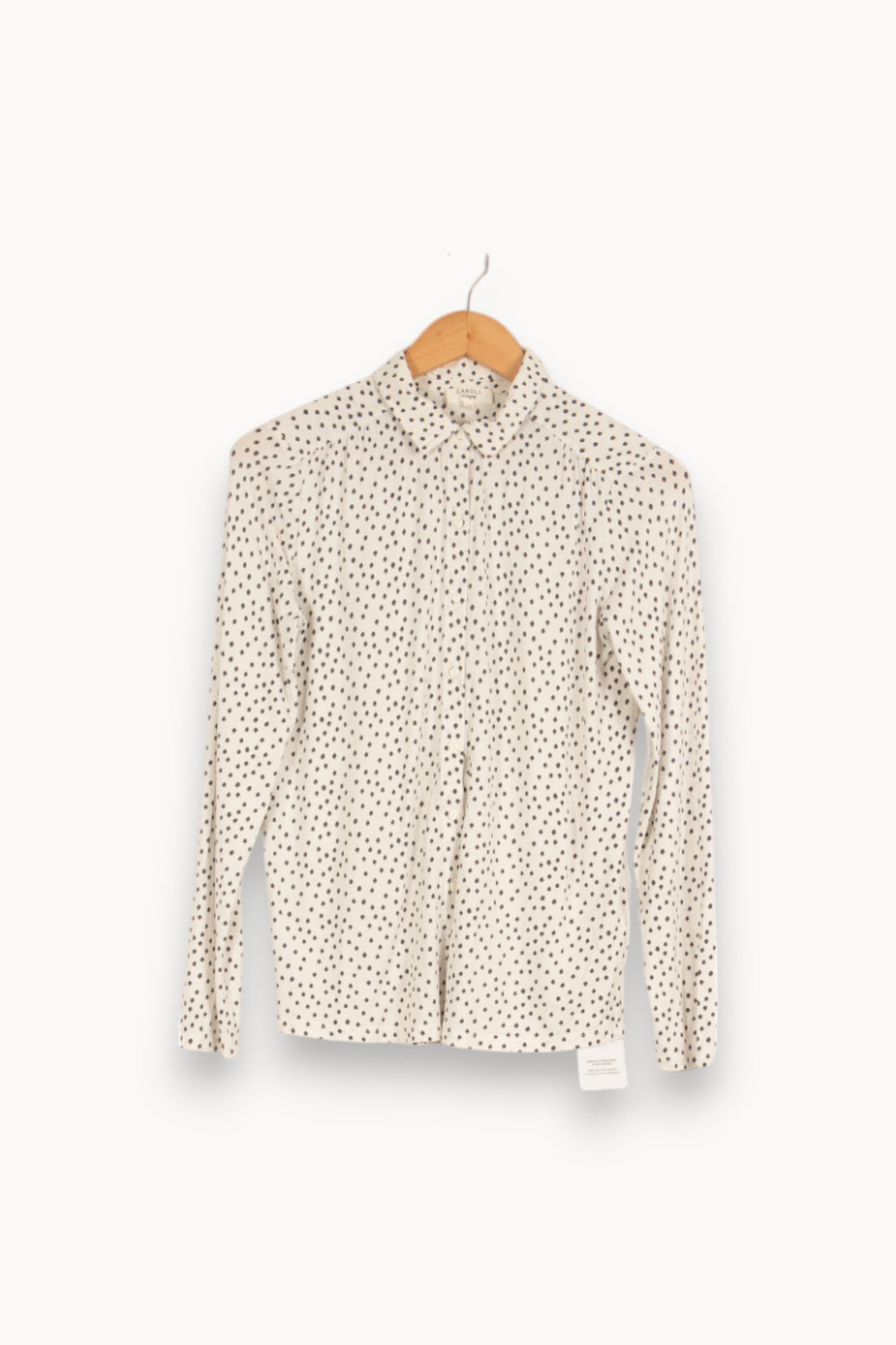 Chemise blanche à motifs - Taille XS/34 de la marque Caroll | PARAD39166 - Vendu par Paradigme - Image 1