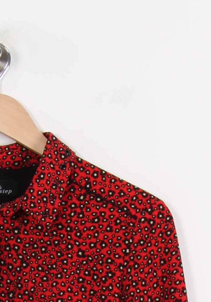 Chemise rouge à motif - Taille M/38 de la marque One Step | PARAD39200 - Vendu par Paradigme - Image 3