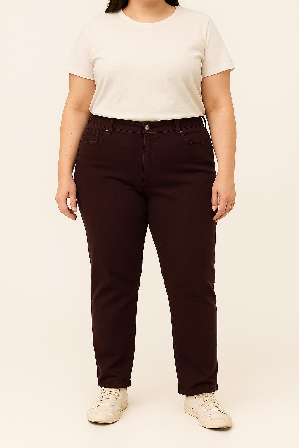 Pantalon Bordeaux - Taille XXXL/46 de la marque Caroll | PARAD39201 - Vendu par Paradigme - Image 1