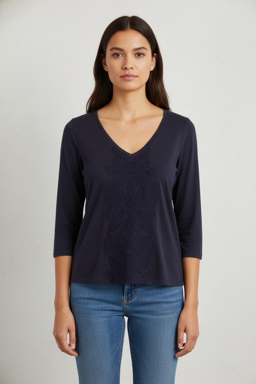 T-shirt Bleu - Taille XS/34