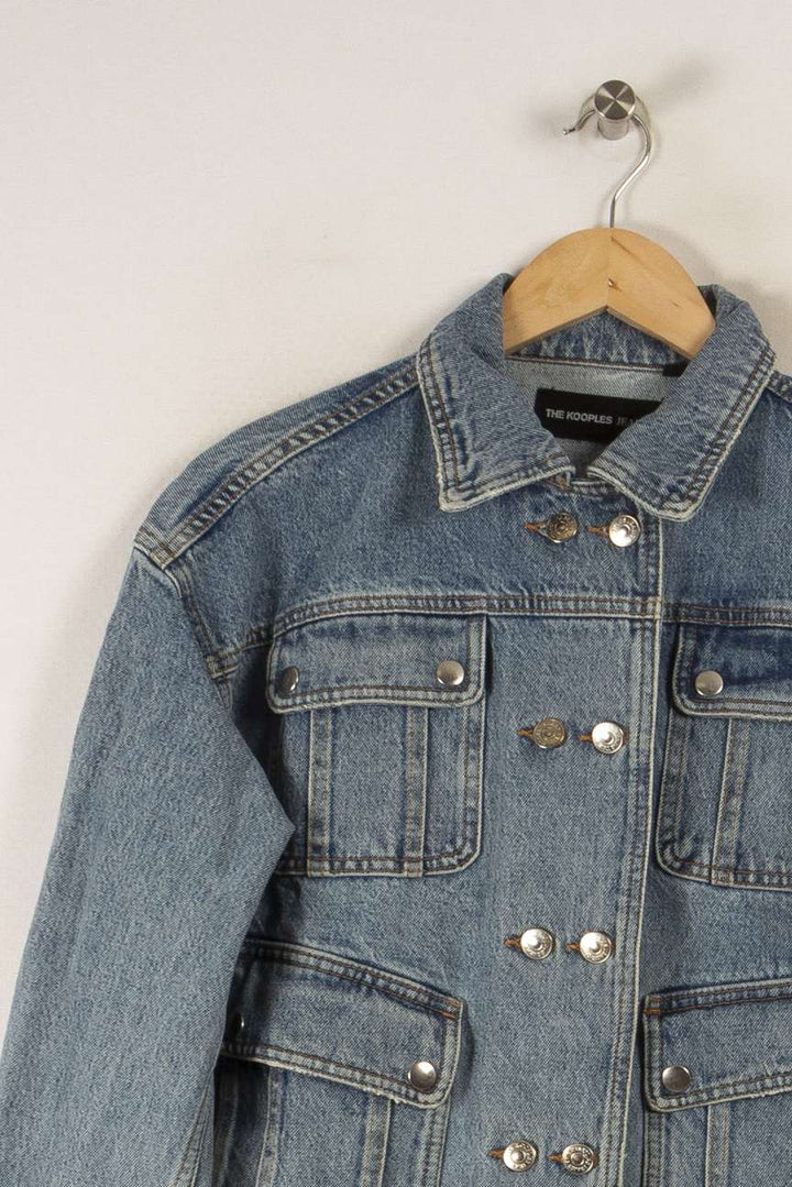 Veste en jean bleu - Taille S/36 de la marque The Kooples | PARAD39269 - Vendu par Paradigme - Image 2