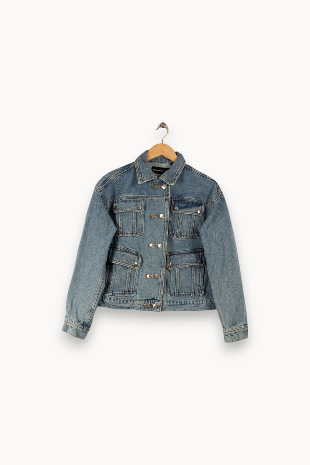 Veste en jean bleu - Taille S/36 de la marque The Kooples | PARAD39269 - Vendu par Paradigme - Image 1