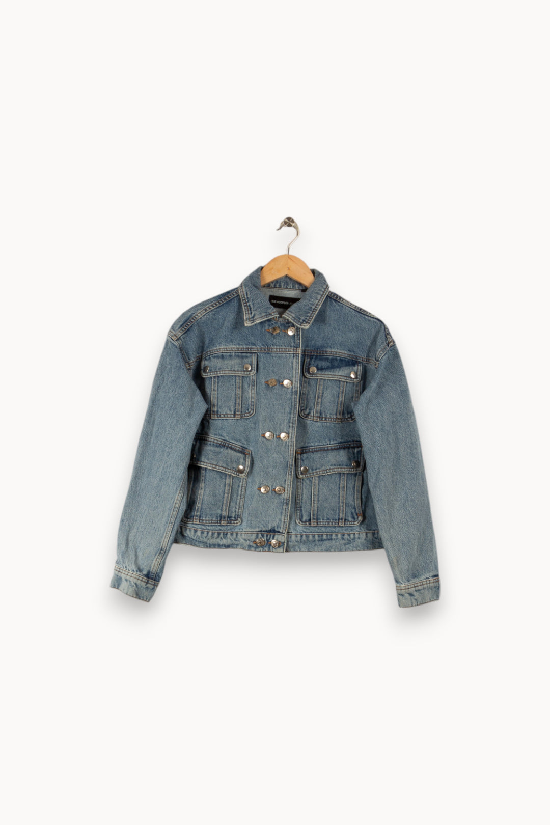 Veste en jean bleu - Taille S/36 de la marque The Kooples | PARAD39269 - Vendu par Paradigme - Image 1