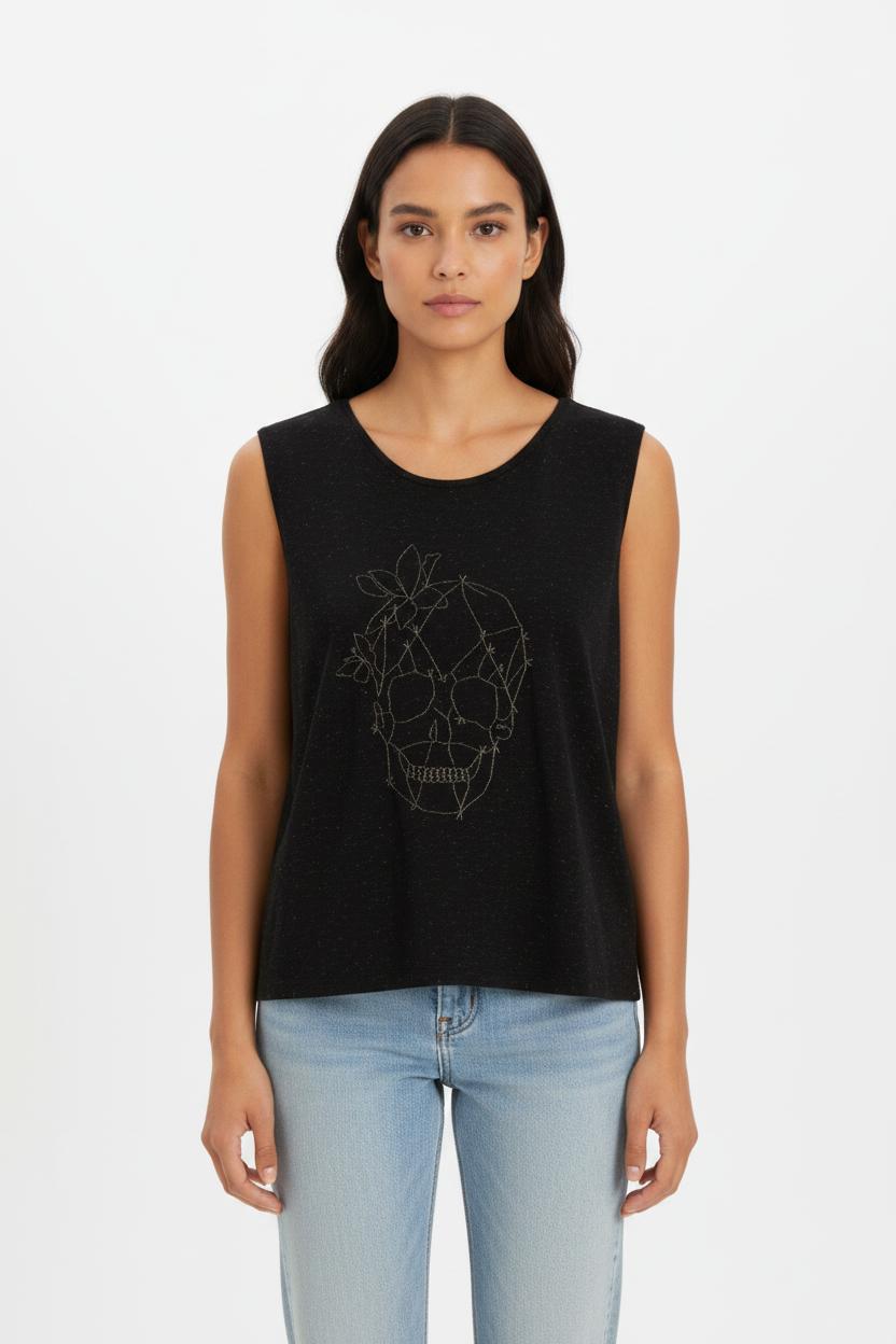 T-shirt Noir - Taille M/38