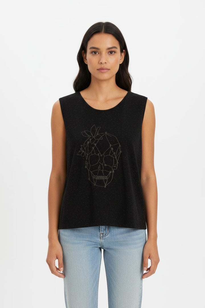 T-shirt Noir - Taille M/38