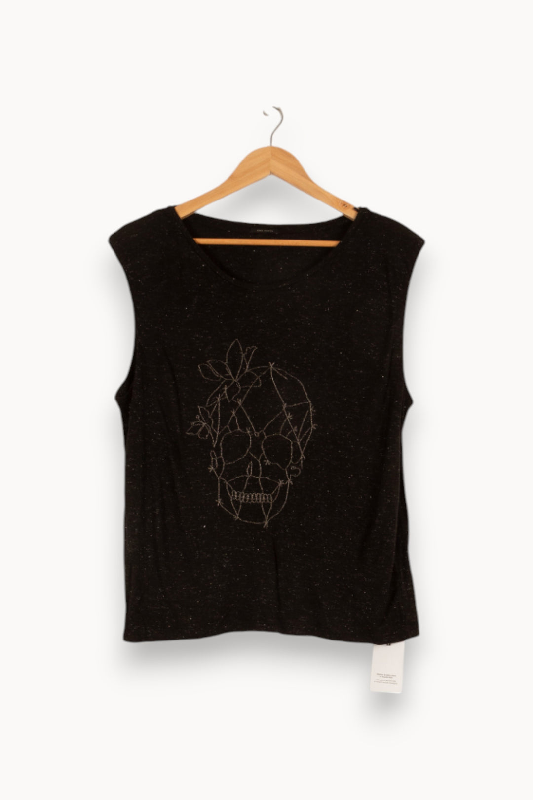 T-shirt Noir - Taille M/38 de la marque IKKS | PARAD39274 - Vendu par Paradigme - Image 1