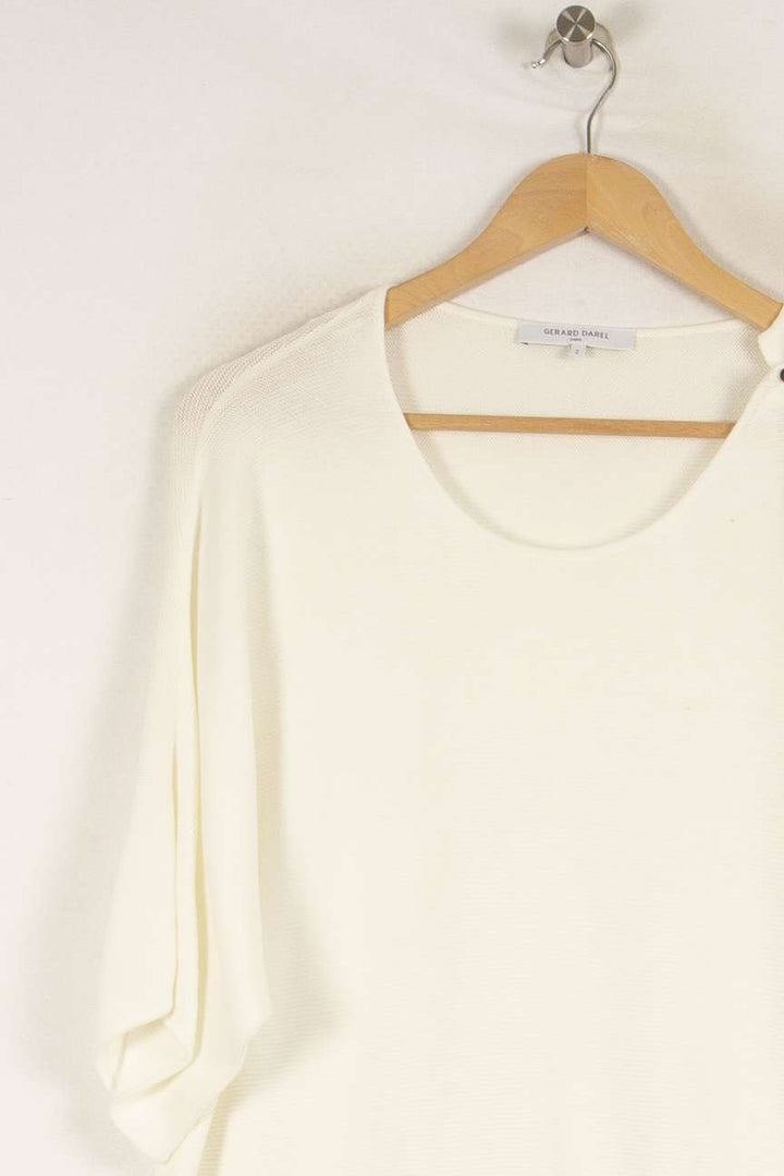 Pull blanc - Taille M/38 de la marque Gerard Darel | PARAD39279 - Vendu par Paradigme - Image 2
