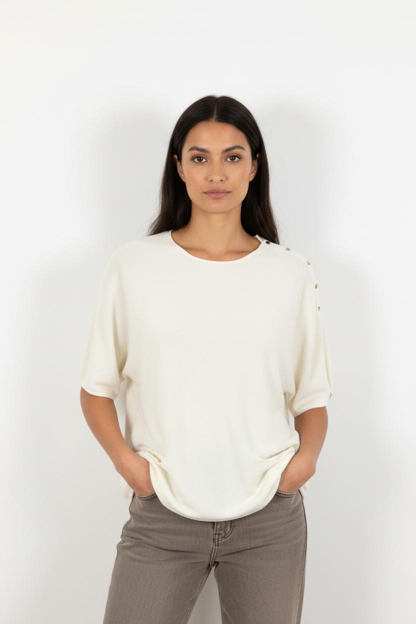 Pull blanc - Taille M/38