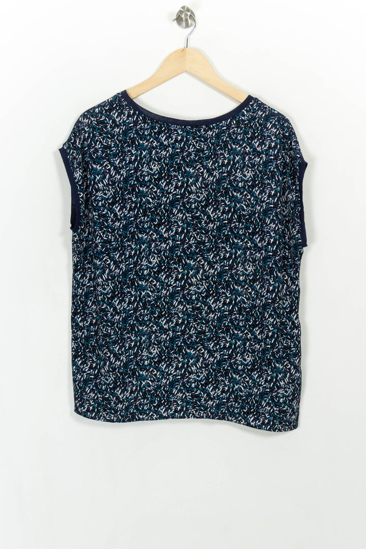 T-shirt blanc rayé - Taille M/38 de la marque IKKS | PARAD39281 - Vendu par Paradigme - Image 5