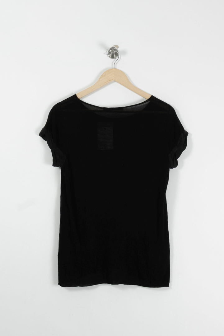 Top Noir - Taille M/38 de la marque Comptoir des Cotonniers | PARAD39282 - Vendu par Paradigme - Image 4