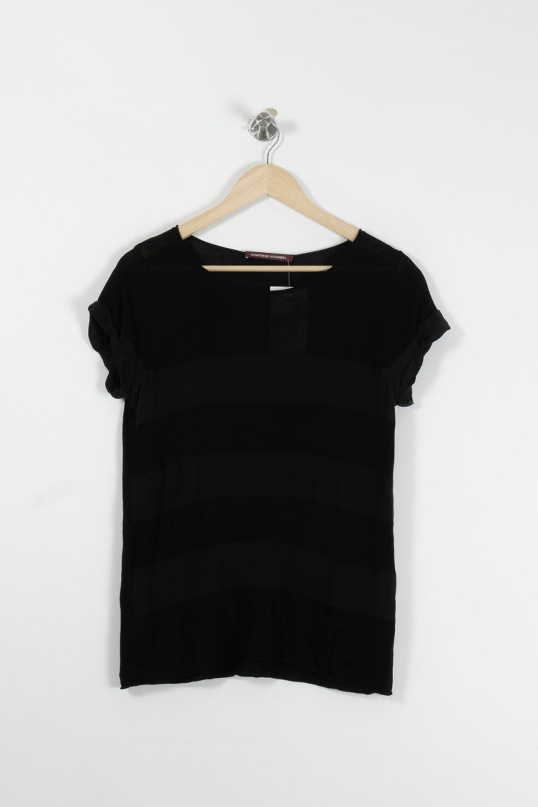 Top Noir - Taille M/38 de la marque Comptoir des Cotonniers | PARAD39282 - Vendu par Paradigme - Image 2