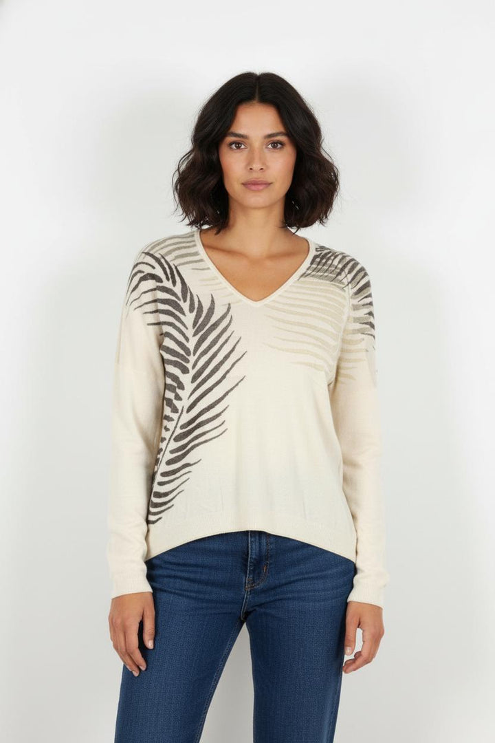 Pull blanc - Taille L/40