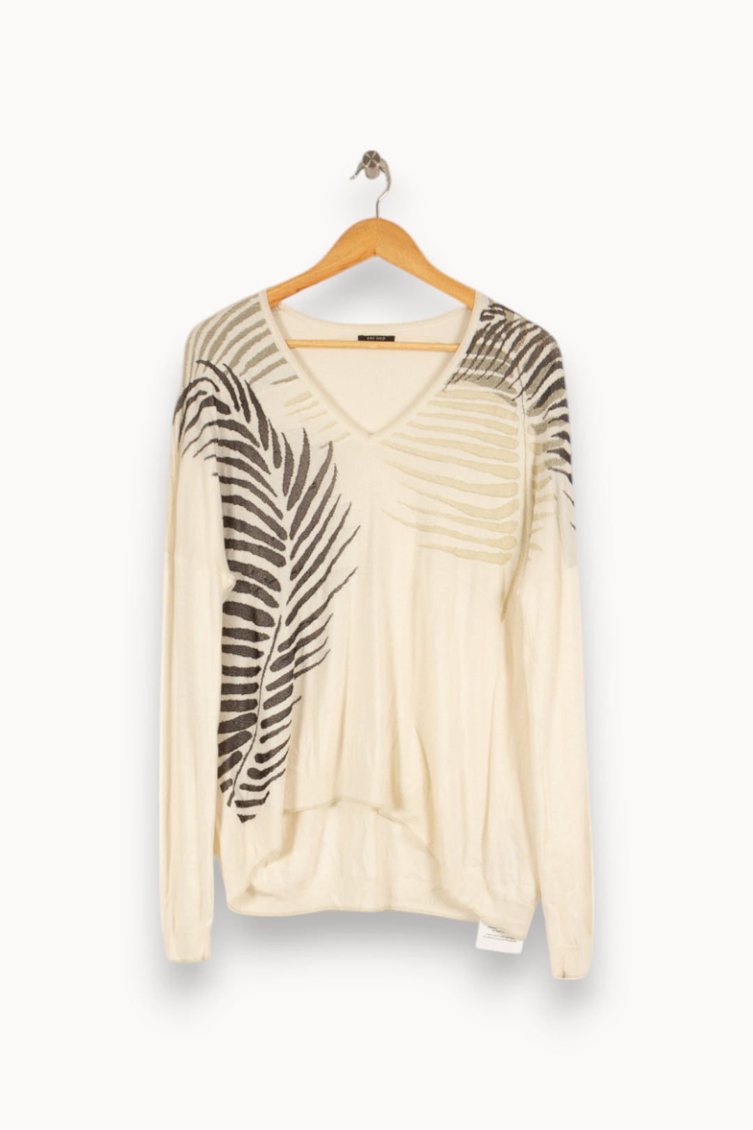 Pull blanc - Taille L/40 de la marque One Step | PARAD39290 - Vendu par Paradigme - Image 1