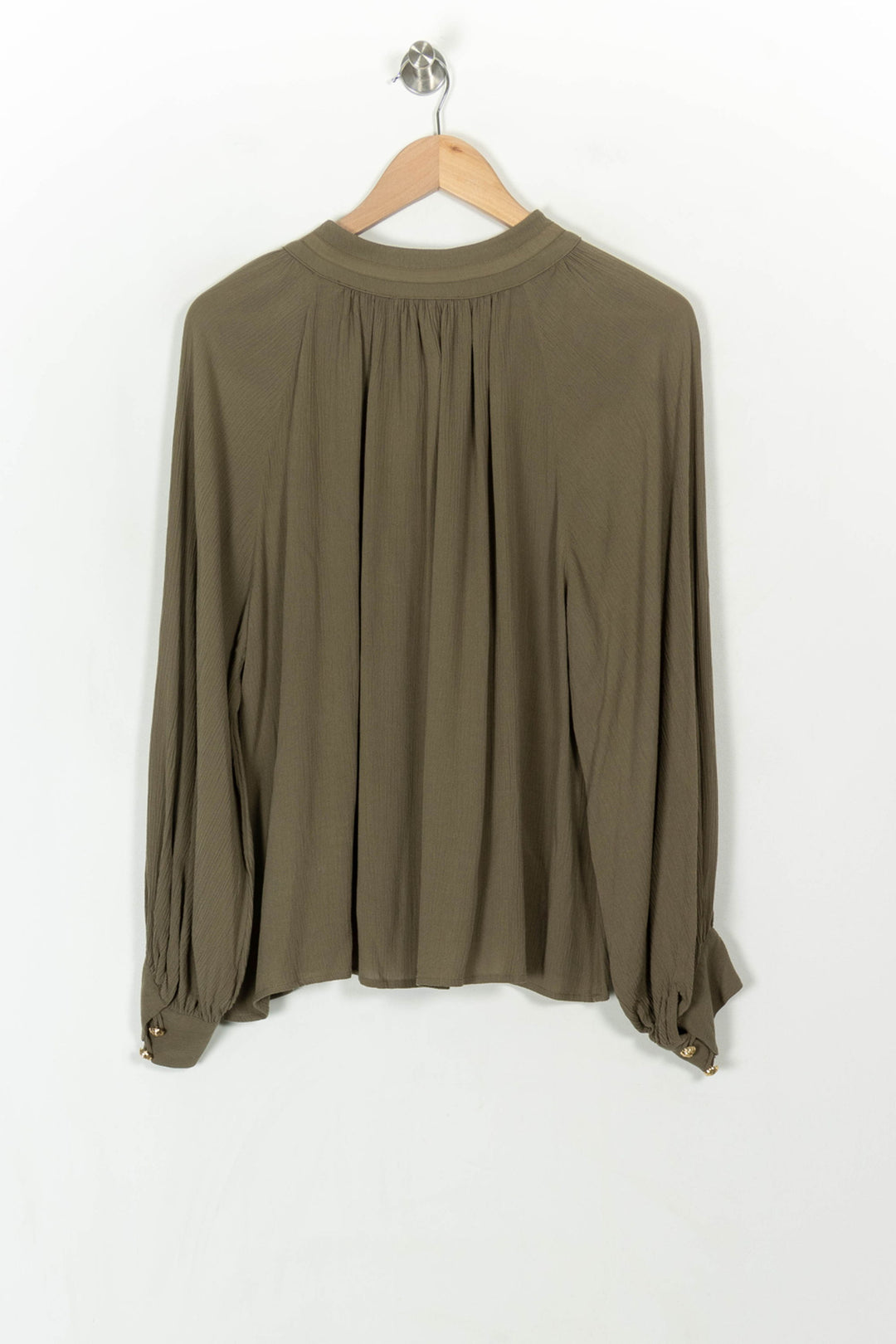 Blouse verte - Taille M/38 de la marque ba&amp;sh | PARAD39292 - Vendu par Paradigme - Image 5