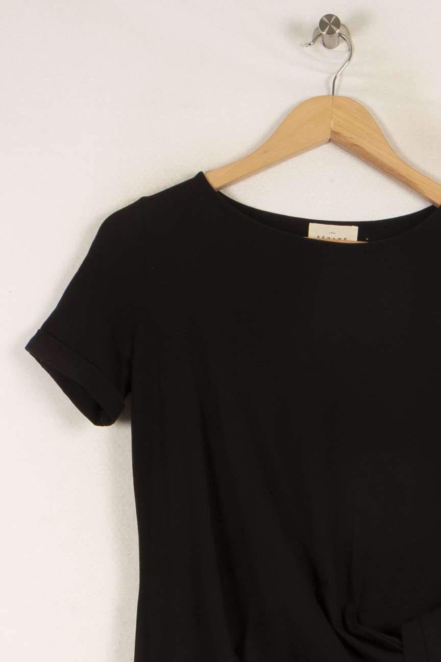 Robe noire - Taille XS/34 de la marque Sézane | PARAD39331 - Vendu par Paradigme - Image 2