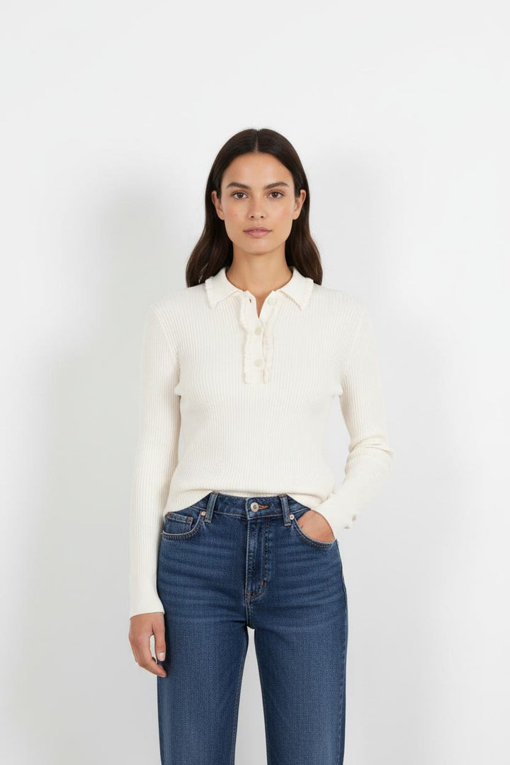 Pull blanc - Taille M/38