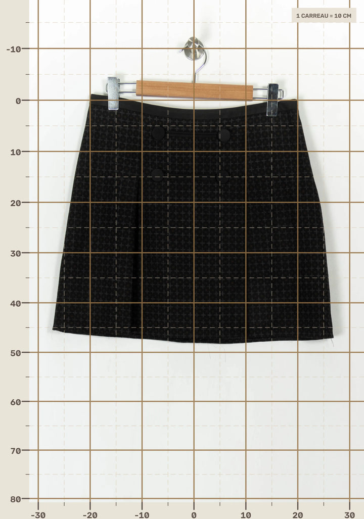 Jupe noire - Taille XL/42 de la marque Tara Jarmon | PARAD39399 - Vendu par Paradigme - Image 4