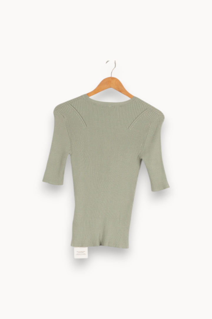 Pull vert - Taille S/36 de la marque Caroll | PARAD39409 - Vendu par Paradigme - Image 3