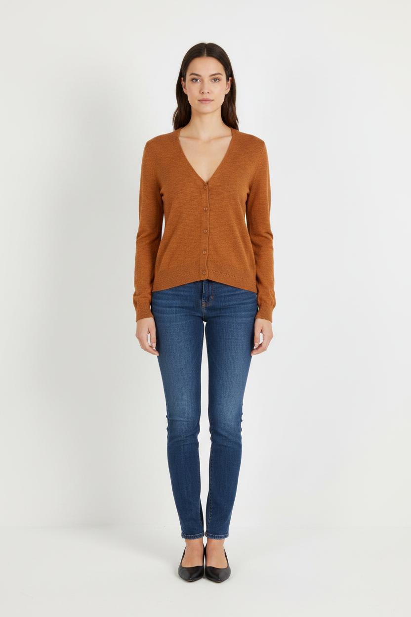 Cardigan marron - Taille S/36